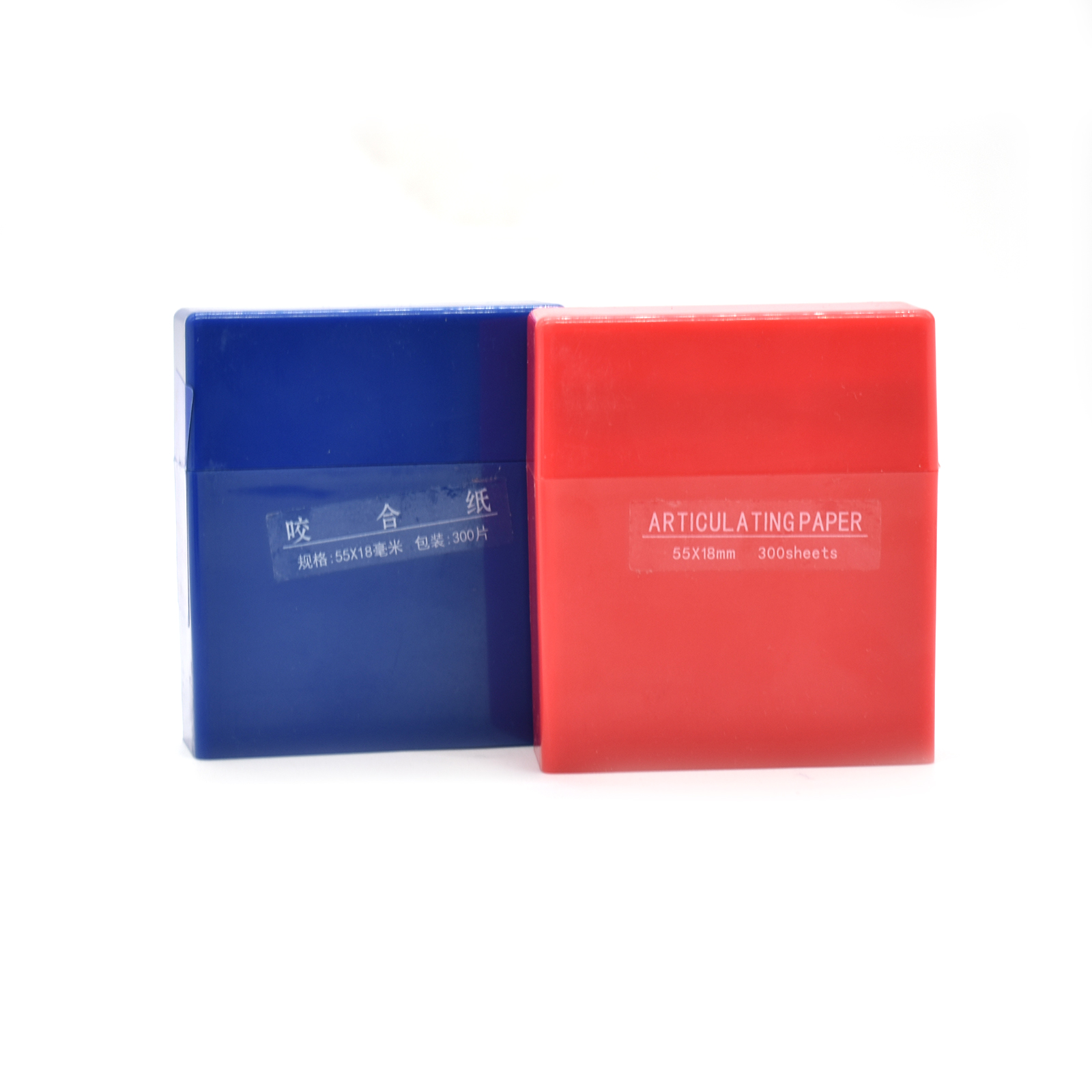 Teeth Whitening Strips - Dental Articulating Paper Dentista Blue Red