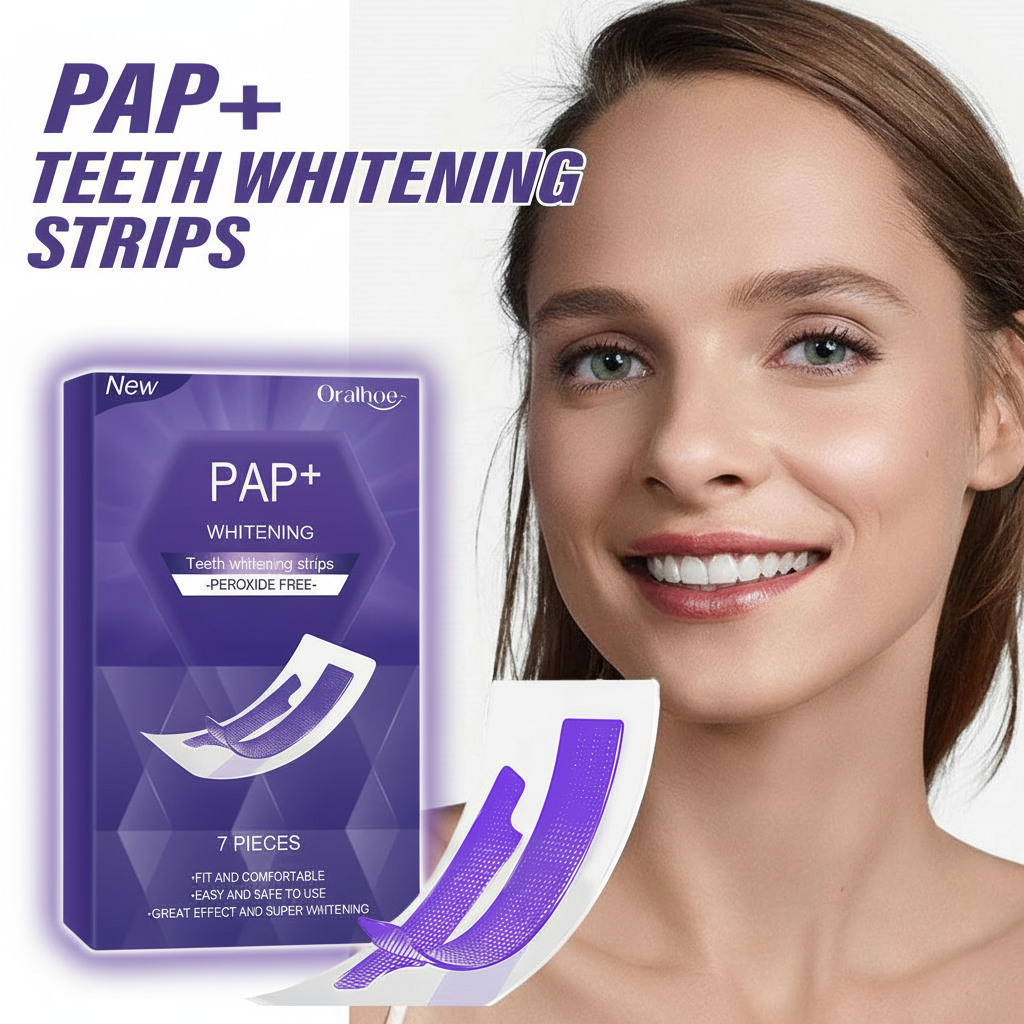 Teeth Whitening Strips - Purple Teeth Whitening Strips Bleaching Stains
