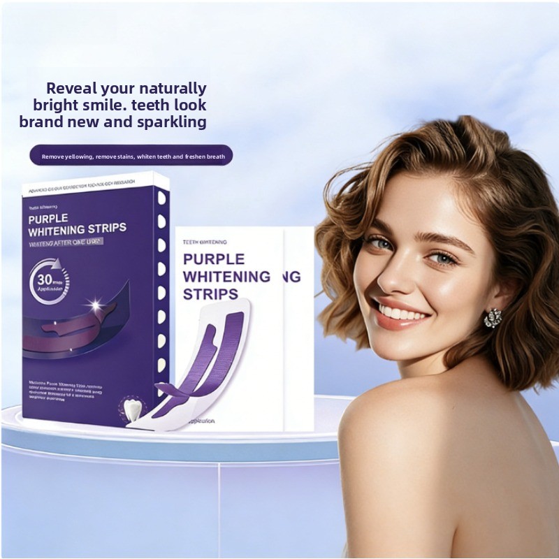 V34 Purple Glowing Dry Tooth S – Teeth Whitening Strips recenzja i cena