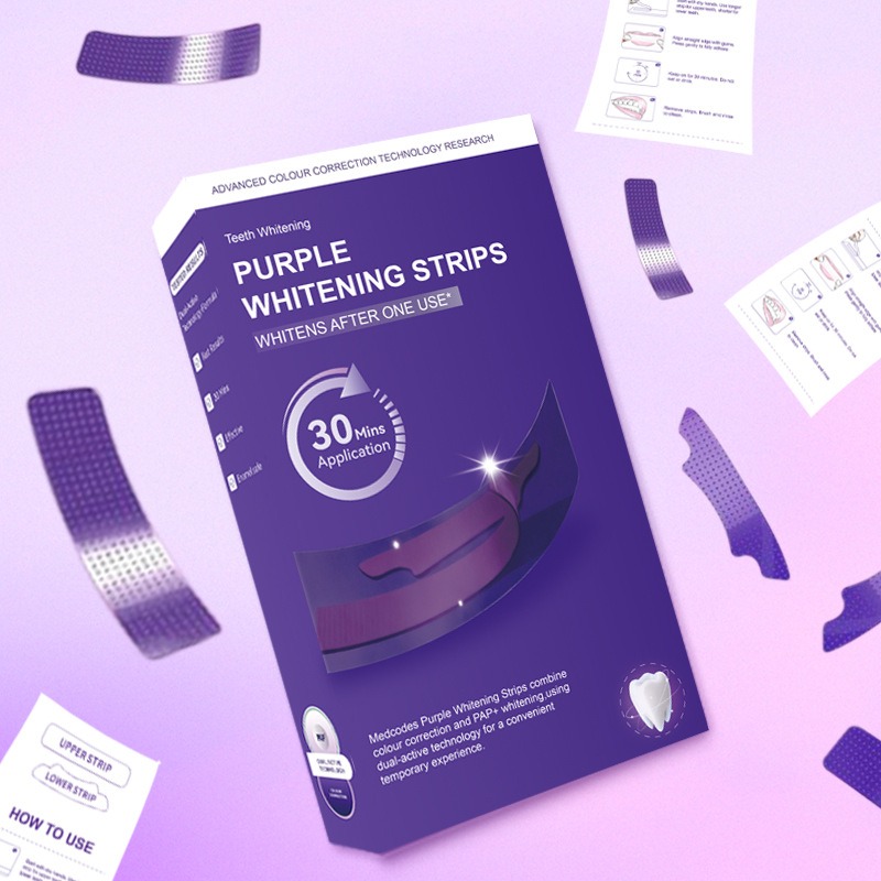 V34 Purple Glowing Dry Tooth S – Teeth Whitening Strips recenzja i cena