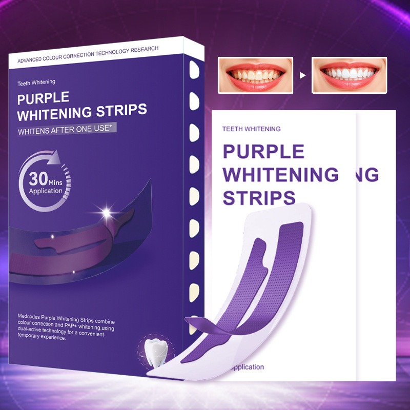 V34 Purple Glowing Dry Tooth S – Teeth Whitening Strips recenzja i cena