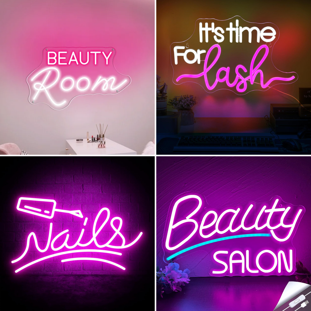 Beauty Room Neon Signs For Wal – Beauty And Makeup Studio recenzja i cena