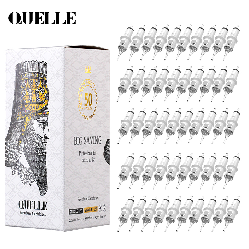 QUELLE 50PCS Cartridge Tattoo  – Merit Beauty Makeup recenzja i cena