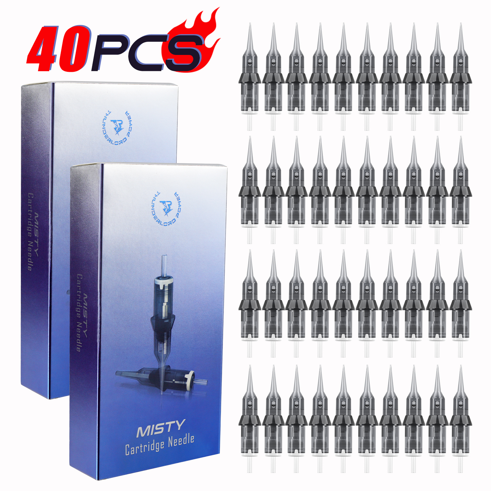 40Pcs Tattoo Cartridges Needle – Merit Beauty Makeup recenzja i cena