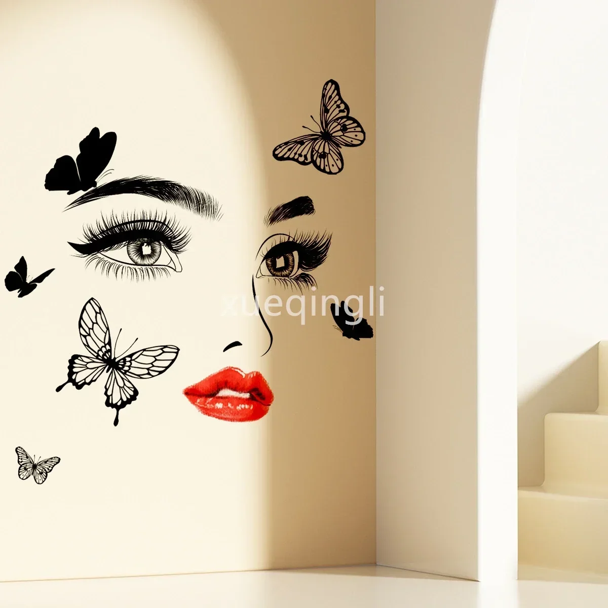 Beauty Female Face Wall Sticke – Beauty And Makeup Studio recenzja i cena
