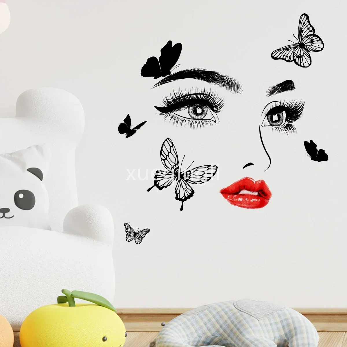Beauty Female Face Wall Sticke – Beauty And Makeup Studio recenzja i cena