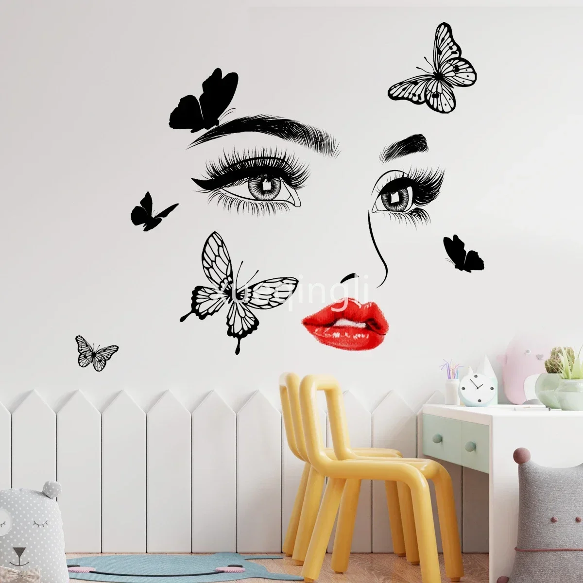 Beauty Female Face Wall Sticke – Beauty And Makeup Studio recenzja i cena