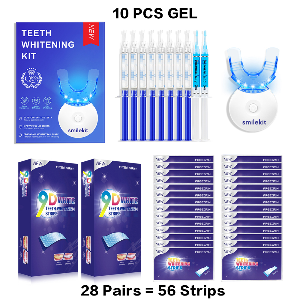 Teeth Whitening Kit - 5X LED L – Teeth Whitening Strips recenzja i cena