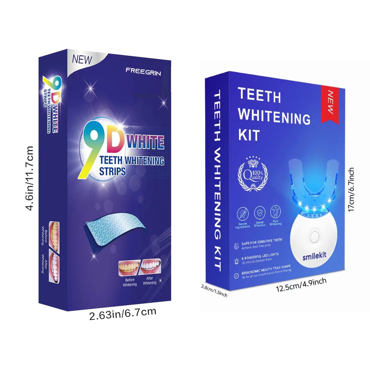 Teeth Whitening Kit - 5X LED L – Teeth Whitening Strips recenzja i cena