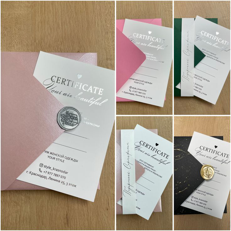 Custom Elegant Gift cards with – Beauty And Makeup Studio recenzja i cena