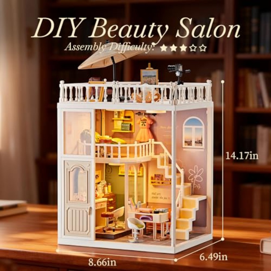DIY Miniature House Kit Beauty – Beauty And Makeup Studio recenzja i cena
