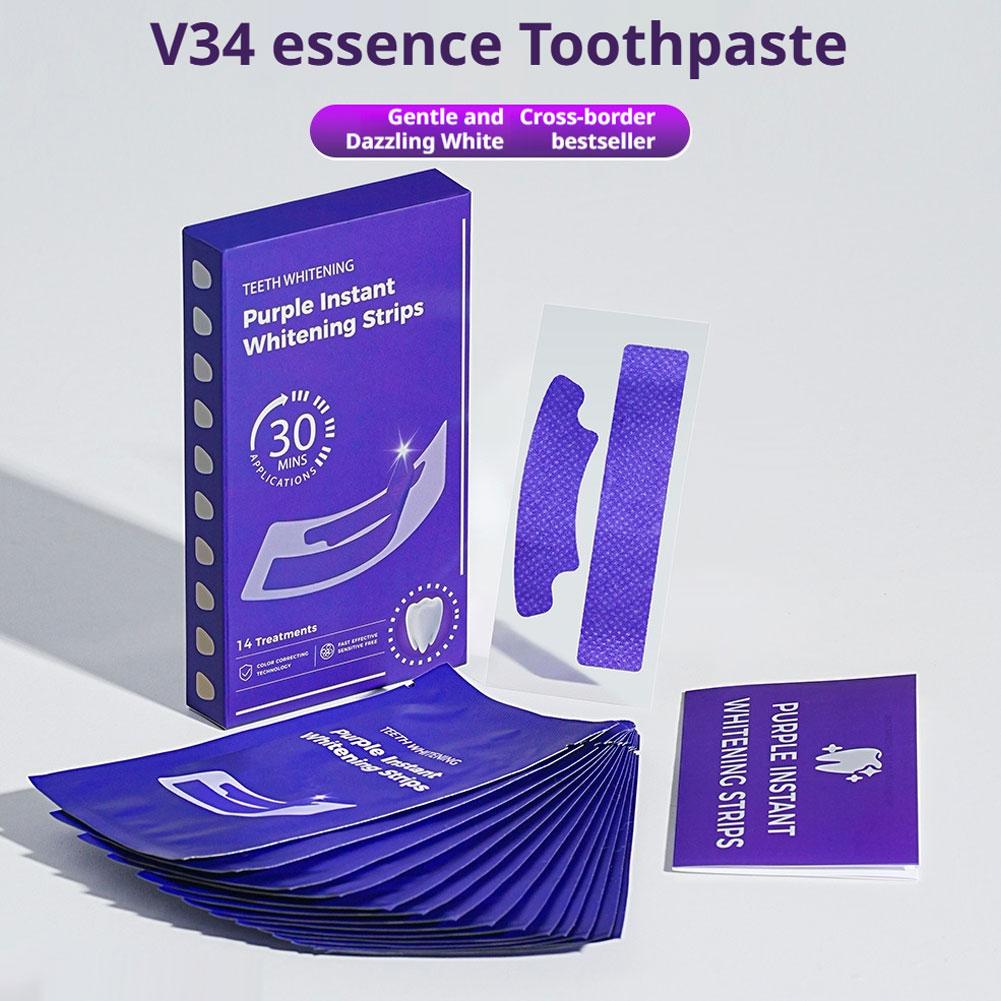 V34 Teeth Whitening Strips - E – Teeth Whitening Strips recenzja i cena