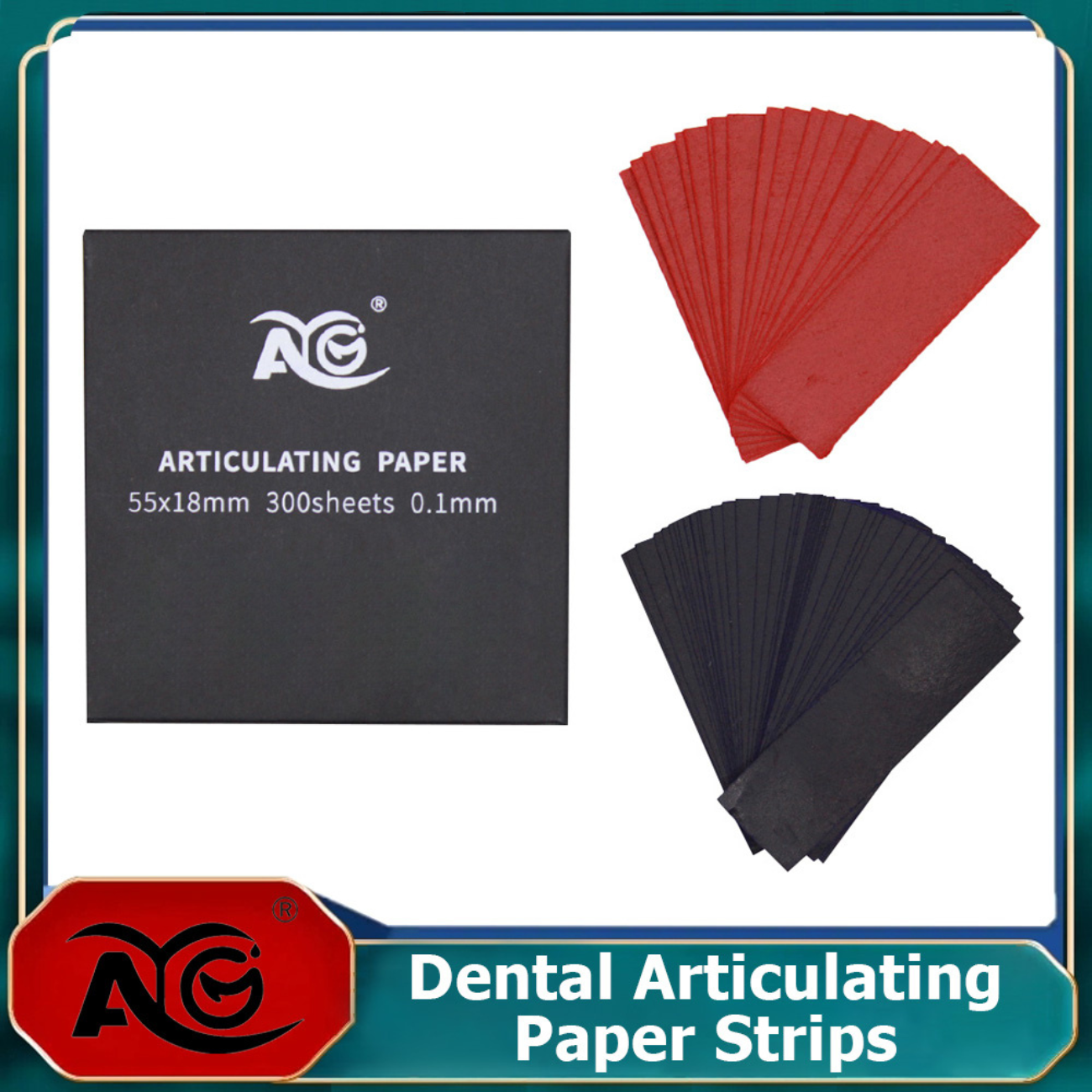 AG 300Pcs Occlusive Paper Dent – Teeth Whitening Strips recenzja i cena